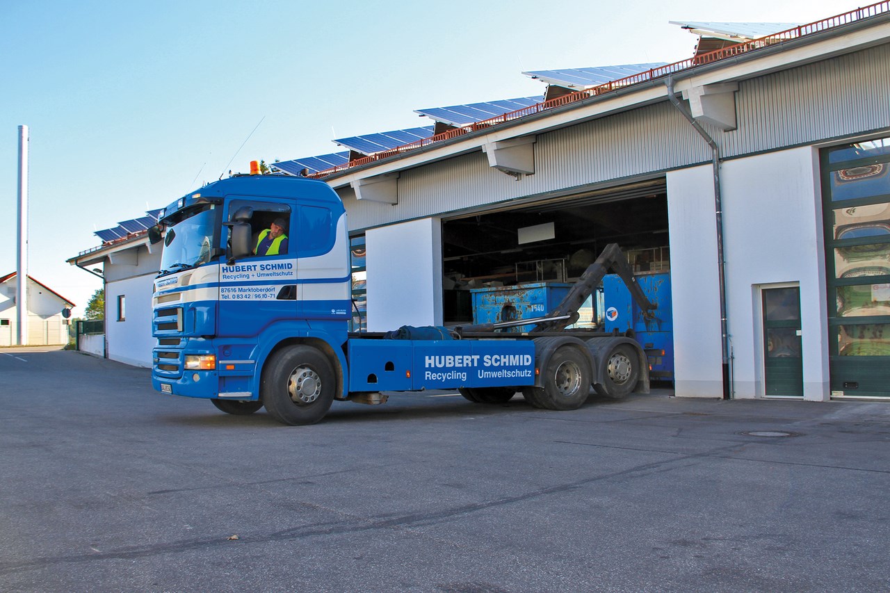 Containerdienst und Logistik