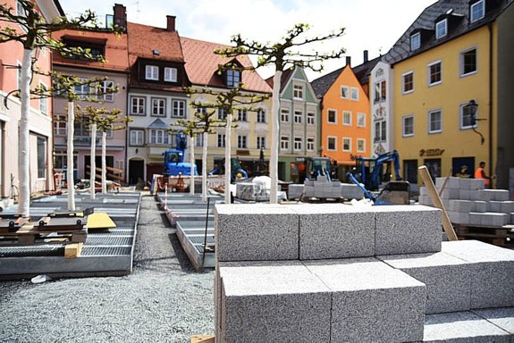 Feierliche Eröffnung der Fußgängerzone in Kaufbeuren